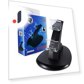 Dual Wireless Charging Station for PS4 Slim Controllers — Accessories, Gaming Bay