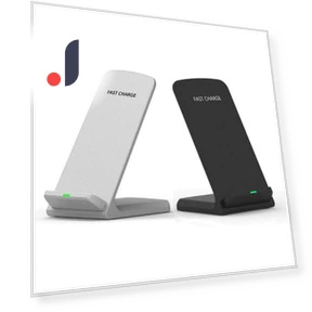 Foldable Vertical Wireless Charging Stand — Phone Accessories, AI Supermarket