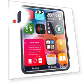 Full Screen Bluetooth MP4/MP3 Portable Touch Music Player — Portable Media Players, Best Electronics