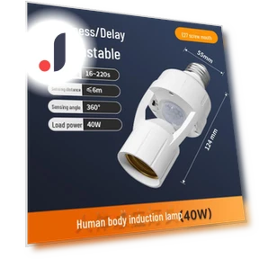 Infrared Motion Sensor and Voice Controlled Light Bulb — Smart Home Modules, Smarter than future