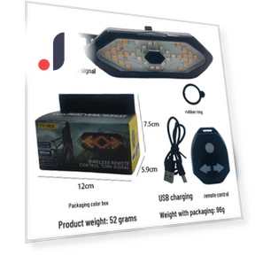 LED Rear Bike Light with USB Charging — Bike Headlights, AI Supermarket
