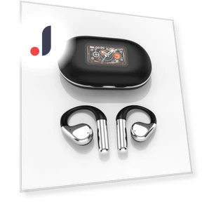 Open Ear Smart Screen with Noise Cancelling — Headsets, Admisitr