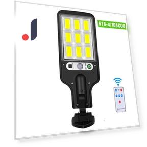 Outdoor Solar Light with Motion Sensor and Remote Control — Outdoor Security & Flood Lighting, AI Supermarket
