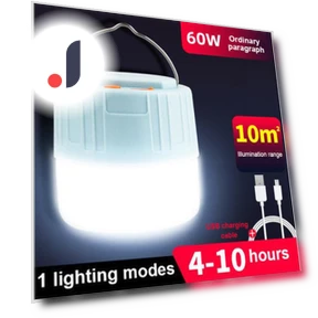 Portable LED Emergency Light with Mobile Charging — Flashlights, AI Supermarket