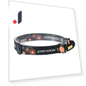 Rechargeable Headlamp with Dual Lamps — Flashlights, AI Supermarket