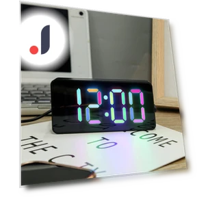 RGB Mirror Alarm Clock — Alarms & Clocks, AI Supermarket