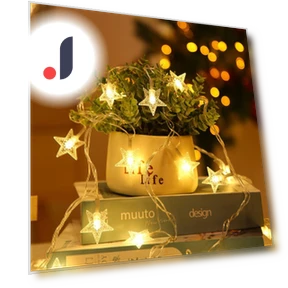 Romantic LED Star String Lights — String Lights, AI Supermarket