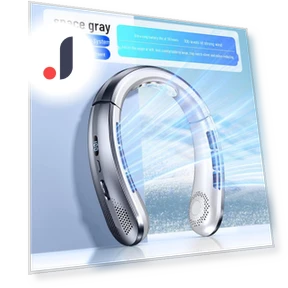 Silent USB Neck Fan with Rechargeable Battery — Portable Cooling Solutions, Perfect choice for your home