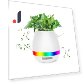 Smart LED Musical Flower Pot — Vases, Tooarts