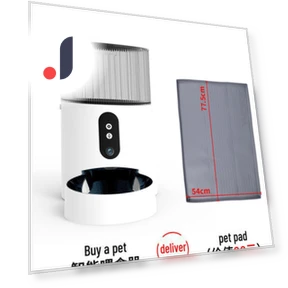Smart Pet Feeder with WiFi Control — Automatic Feeders, Pets Land