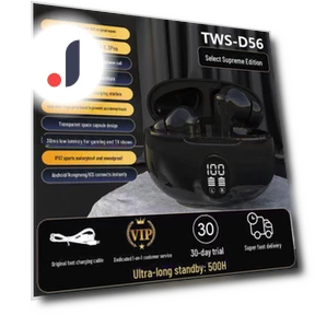 Smart Voice True Wireless Bluetooth Earbuds — In-Ear Headphones, TopSky