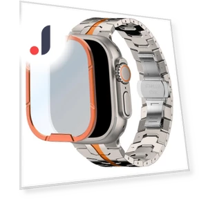 Ultra2 Aluminum Alloy Armor Frame with Integrated Tempered Film — Smartwatches, Smarter than future