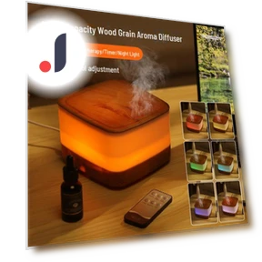 Ultrasonic Aroma Diffuser with Wood Grain Design — Diffusers, Perfect choice for your home