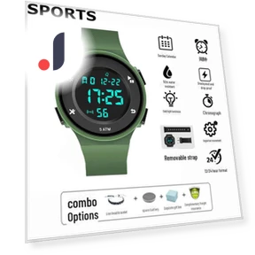 Waterproof Electronic Sports Watch for Juniors — Active Timepieces, AI Supermarket