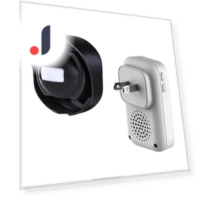 Waterproof Wireless Induction Doorbell with Human Presence Infrared Sensor — Smart Home Security, AI Supermarket