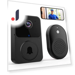 Wireless HD Security Camera Video Doorbell — Smart Home Security, coaao