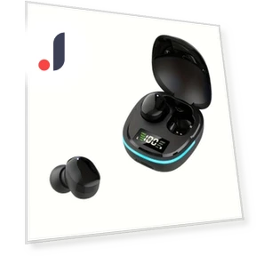 Wireless Touch Headset with LED Display — In-Ear Headphones, JR-Studio