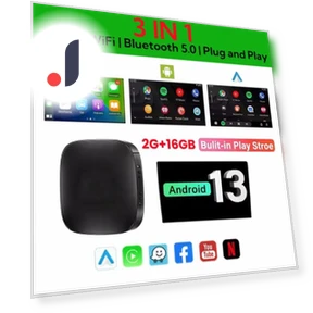 Android 13 Car AI Box Wireless Adapter — Stereo Receivers, Happy Home Mall