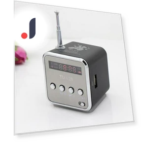 Mini Bluetooth Speaker with Display — Portable Audio, AI Supermarket