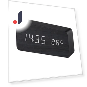 Modern Wooden LED Smart Alarm Clock — Clocks, AKA005
