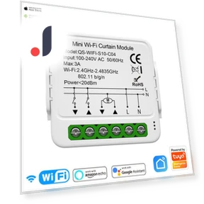 Smart Curtain Switch Mini Module — Smart Home Hubs & Controllers, Tuya