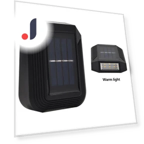 Solar-Powered LED Wall Lights — Outdoor Post Lighting, Smart Mouse