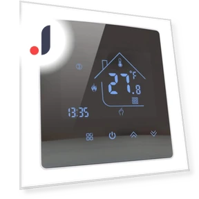 Touchscreen LCD Display All-in-One WiFi Temperature Regulator — Home Climate Control, Jiuke Kids