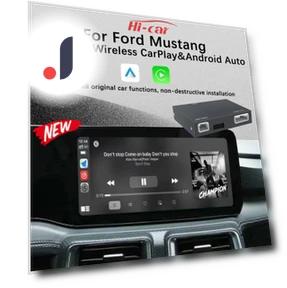 Wireless CarPlay and Android Auto Center Control Screen — Stereo Receivers, Auto Launcher