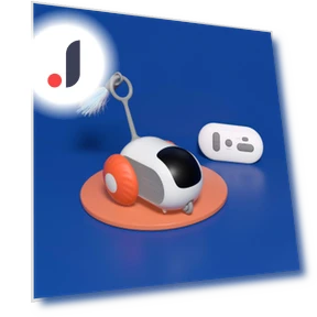 Automatic Moving Toy Car for Pets — Interactive Animal Companions, JINGYUE Pet