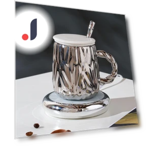 Ceramic Smart Thermos Mug — Beverage Warmers, Indoor Furniture