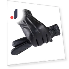 Men's Leather Motorcycle Gloves with Touchscreen — Gloves, Warm Land