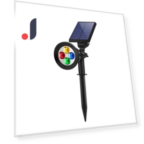 RGB Solar Spotlight — Outdoor Illumination, Smart Mouse