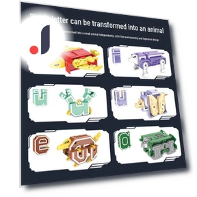 Robot Transformation Kit 0-9 — Construction Kits, StrideBox