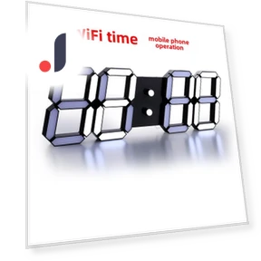 Silent Digital Wall Clock — Wall, VantaGoods