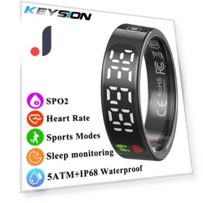 Smart Ring 5ATM Waterproof Health Tracker — Smart Rings, KEYSION
