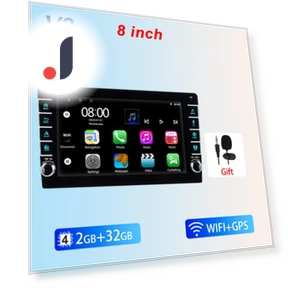 Universal 8-inch Android Multimedia Player with Touch Screen — Stereo Receivers, Reakosound