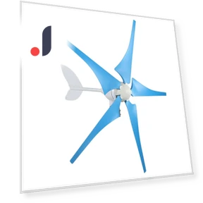 5-Blade Wind Turbine Kit with Power Controller — Solar Charging Solutions, Koogeelife