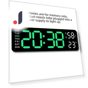 Digital Electronic Wall Clock — Clocks, DC-HOME Textile