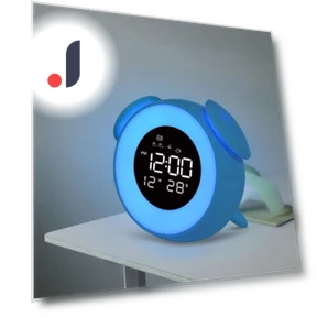 Digital Smart Alarm Clock with Night Light — Alarm, DC-HOME Textile