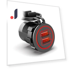 Dual USB Car Charger — Chargers & Cables, Modern Home Furnishing