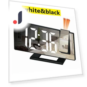 LED Projection Alarm Clock with Temperature Display — Alarm, LIAESMART Home
