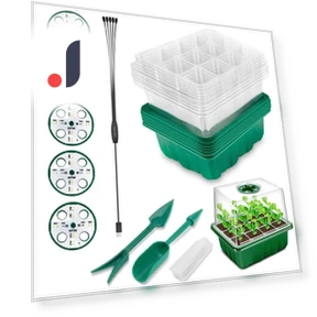 LED Seedling Pots with Grow Light — Germination Kits, HAOAXIN