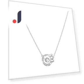 Little Bow Smart Pendant Necklace — Smart Jewelry, Original jewelry design