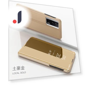 Luxury Smart Mirror Magnetic Flip Phone Case — Bumpers, hengbo-Cases