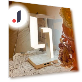 Multifunctional Night Light with Wireless Charging — Desk & Table Lighting, Modern Home Furnishing