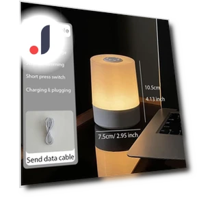 Rechargeable Touch Night Light — Lamps & Shades, DC-HOME Textile