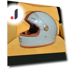 Retro Motorcycle Cruise Leather Smart Bluetooth Helmet — Helmets & Accessories, Reliable tool