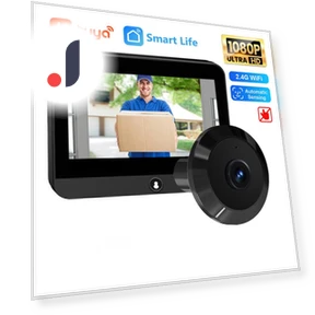 Smart 1080P Wi-Fi Mini Security Camera — Smart Home Security, Qichuanxin