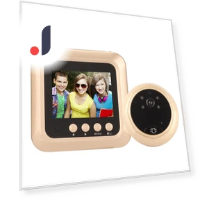 Smart Electronic Cat Eye Door Viewer — Smart Home Security, OutsideWorld