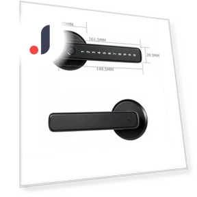 Smart Fingerprint Door Lock Handle — Locks, Chic Interiors